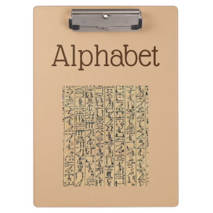 Alphabet Clipboard