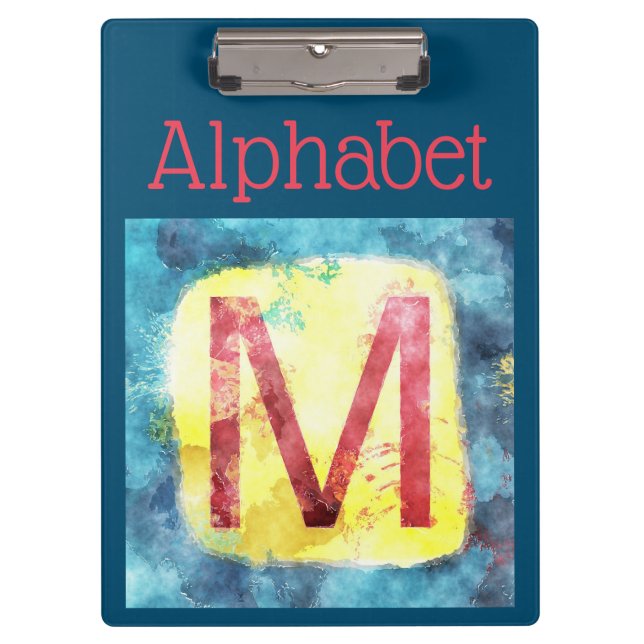 Alphabet Clipboard (Front)