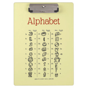 Alphabet Clipboard