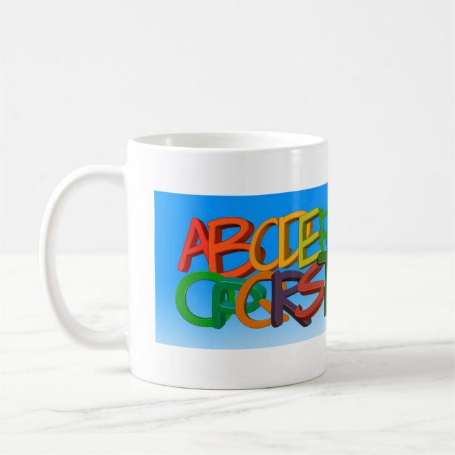 Alphabet Coffee Mug (Left)