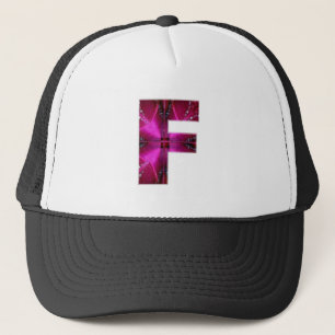 Alphabet F FF FFF : Sparkle Theme Trucker Hat