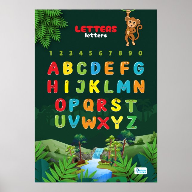 Alphabet Featuring Jungle Poster (Front)