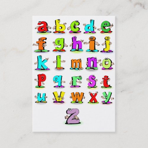 Alphabet Flash Cards