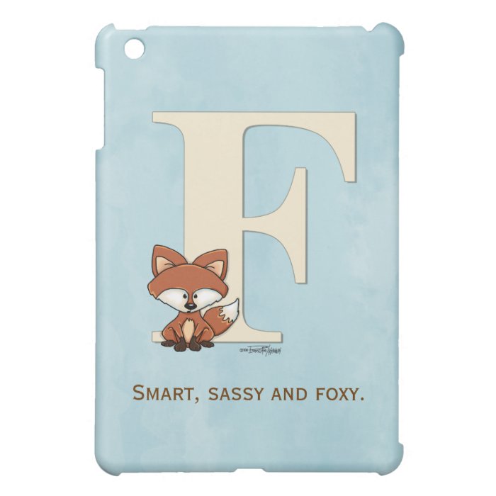 Alphabet Fox Gifts for baby iPad Mini Case