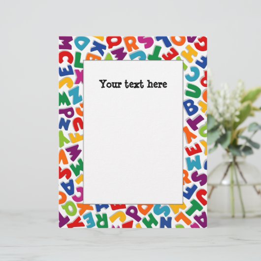 Alphabet Frame (Standing Front)