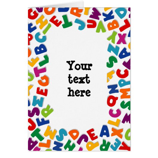 Alphabet Frame (Front)