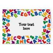 Alphabet Frame Cards (Front Horizontal)