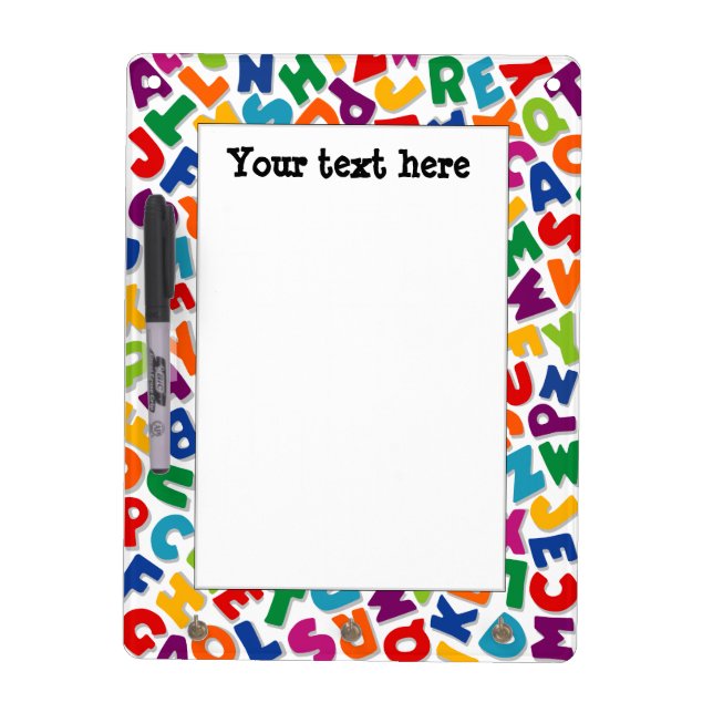 Alphabet Frame Dry-Erase Board (Front)