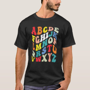 Alphabet Hi Back To School ABC Pre K Kindergarten T-Shirt