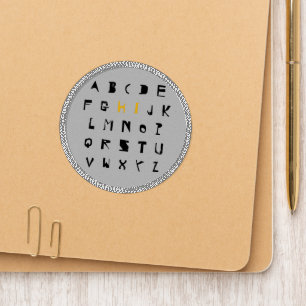 Alphabet Hi Back to School Introduction Patch