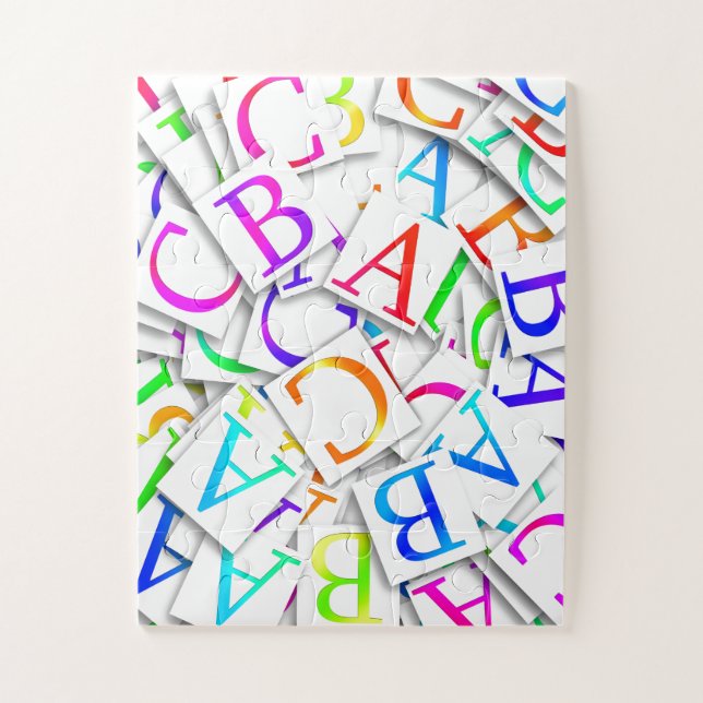 Alphabet Jigsaw Puzzle (Vertical)