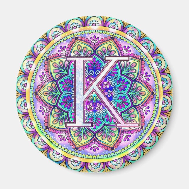 Alphabet K Magnet (Front)