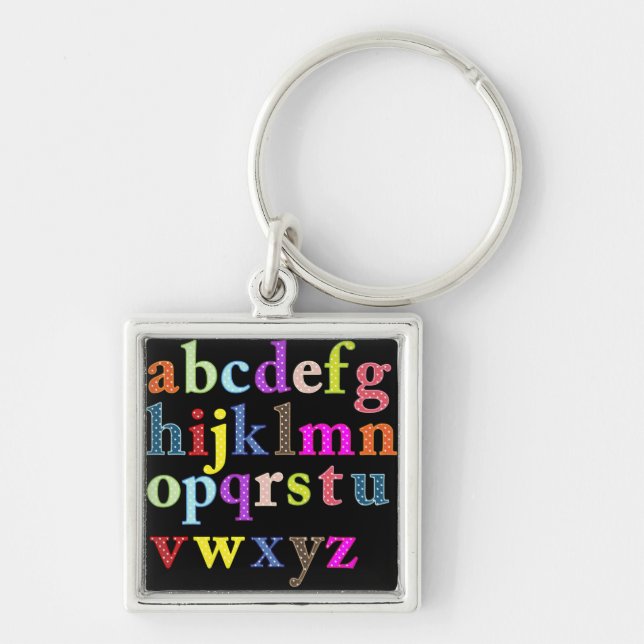 Alphabet Keychain (Front)