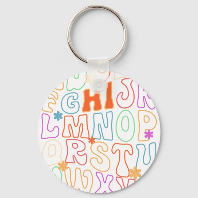 alphabet keychain (Front)