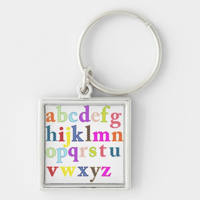 Alphabet Keychain (Front)