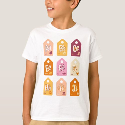 alphabet kids basic  T_Shirt