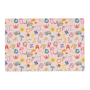 Alphabet Laminated Placemat