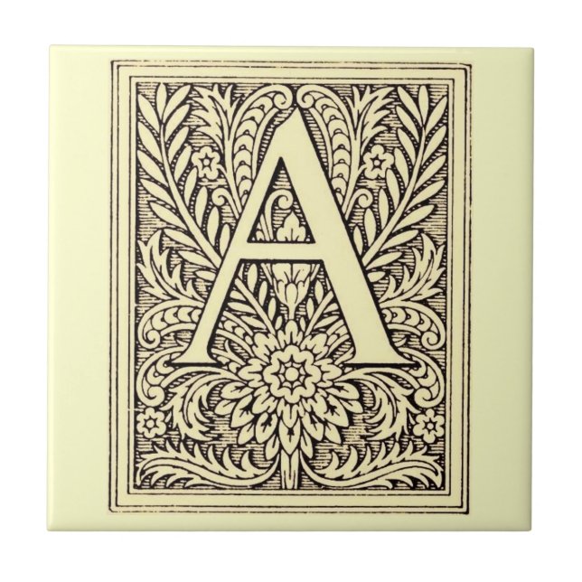 Alphabet Letter A Tile (Front)