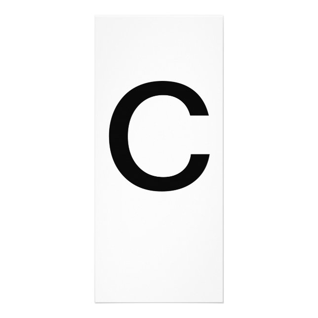 Alphabet Letter C Learning Education Card (Front)
