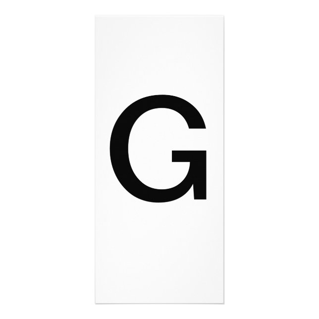 Alphabet Letter G Learning Education Card (Front)
