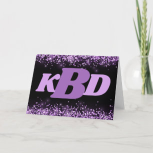 Alphabet Letter Initials Note Card