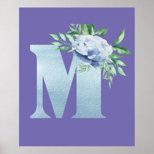 Alphabet letter M Poster