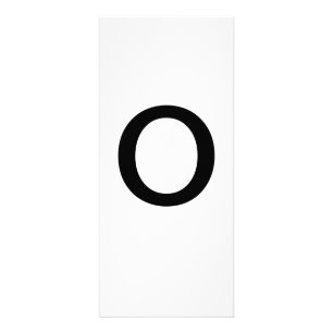 Alphabet Letter O Learning Education Card