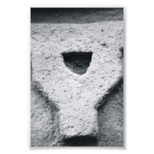 Alphabet Letter Photgraphy Y3 Black and White 4x6 Photo Print