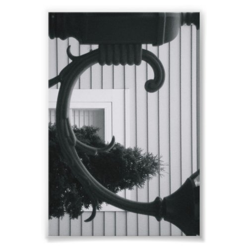 Alphabet Letter Photography C5 Black and White 4x6 Photo Print