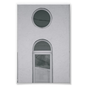 Alphabet Letter Photography I3 Black and White 4x6 Photo Print