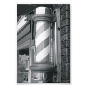 Alphabet Letter Photography I4 Black and White 4x6 Photo Print