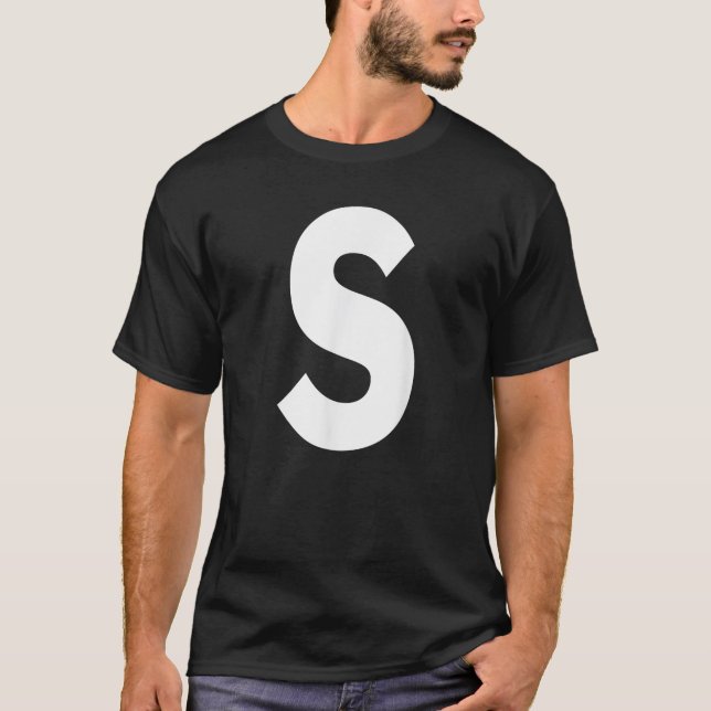 Alphabet Letter S T-Shirt (Front)