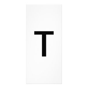 Alphabet Letter T Learning Education Card