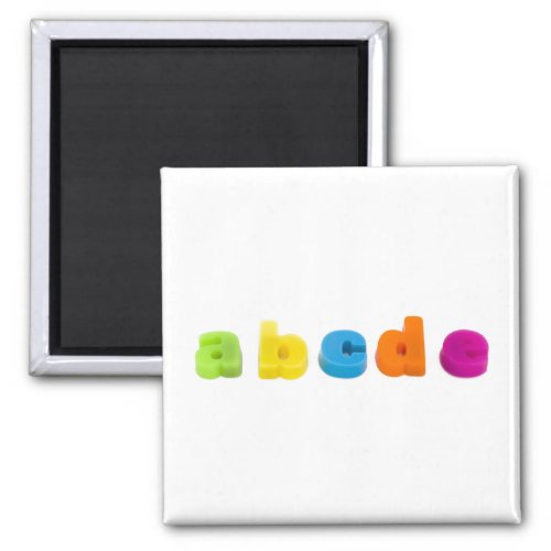 alphabet letters fridge magnet