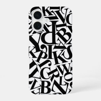 Alphabet Letters iPhone 16 Case