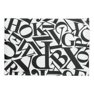 Alphabet Letters Pillow Case