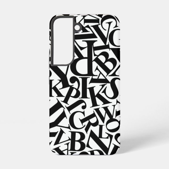 Alphabet Letters Samsung Galaxy Case (Back)