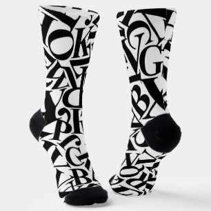 Alphabet Letters Socks