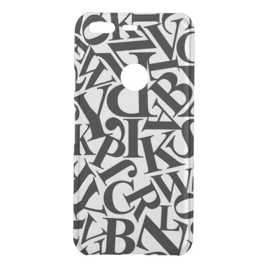 Alphabet Letters Uncommon Google Pixel Case (Back)