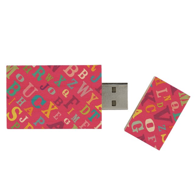 Alphabet Letters USB Flash Drive (Opened)