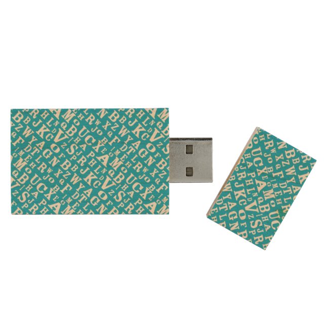 Alphabet Letters USB Flash Drive (Opened)