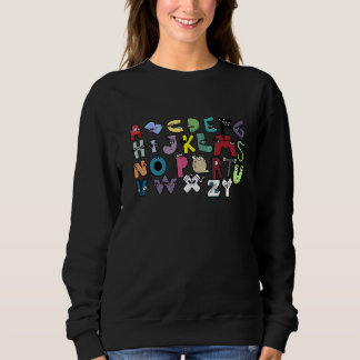 Alphabet Lore Costume For Boys Matching Learning 2 Sweatshirt