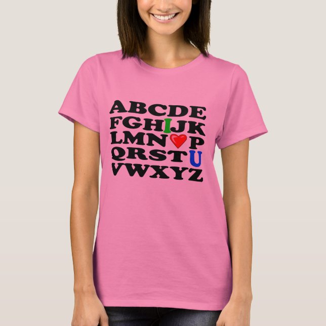 ALPHABET LOVE T-Shirt (Front)