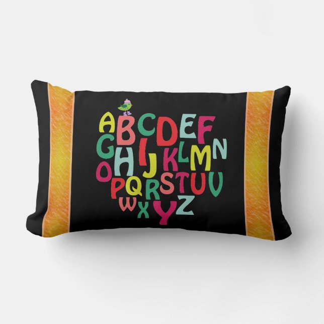 Alphabet Lumbar Pillow (Front)