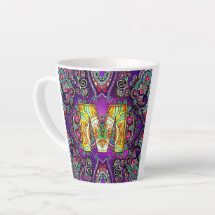 Alphabet M Latte Mug