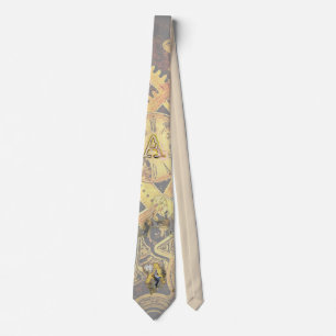 Alphabet-monogram capital-letter A Neck Tie