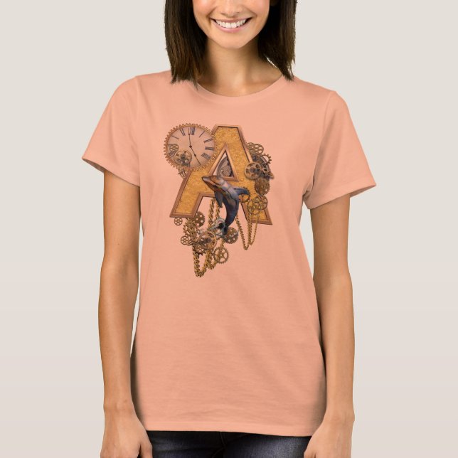 Alphabet-monogram capital-letter A T-Shirt (Front)