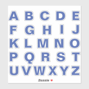 Alphabet Monogram Letters Initial Sticker