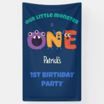 Alphabet Monsters 1st Birthday Our Little Monster Banner