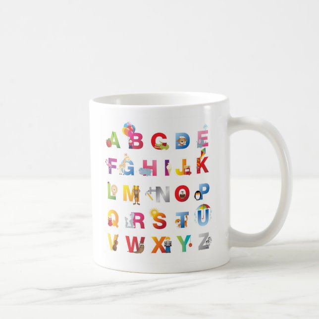 alphabet mug (Right)